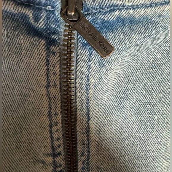 Michael kors Mini Denim front Button-Down Dress - Picture 5 of 7